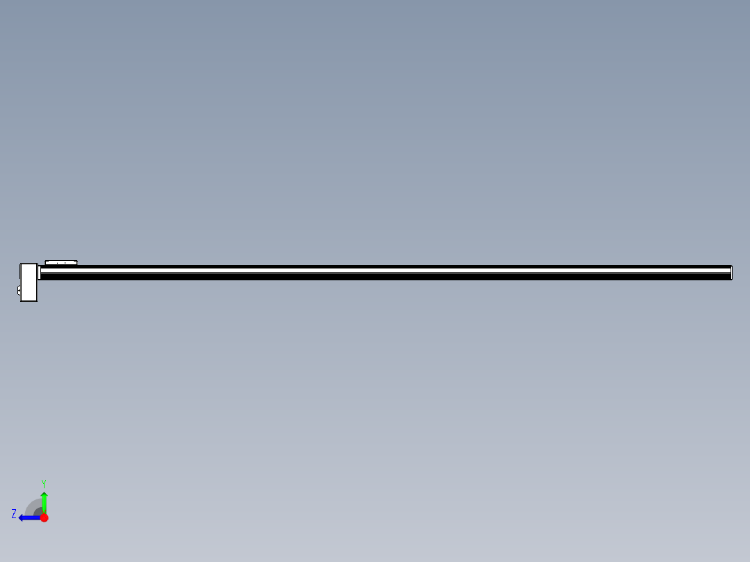 同步带全封闭直线模组TPA-HCB-105D-90-L2500-RP-Y-P20-N3右视图