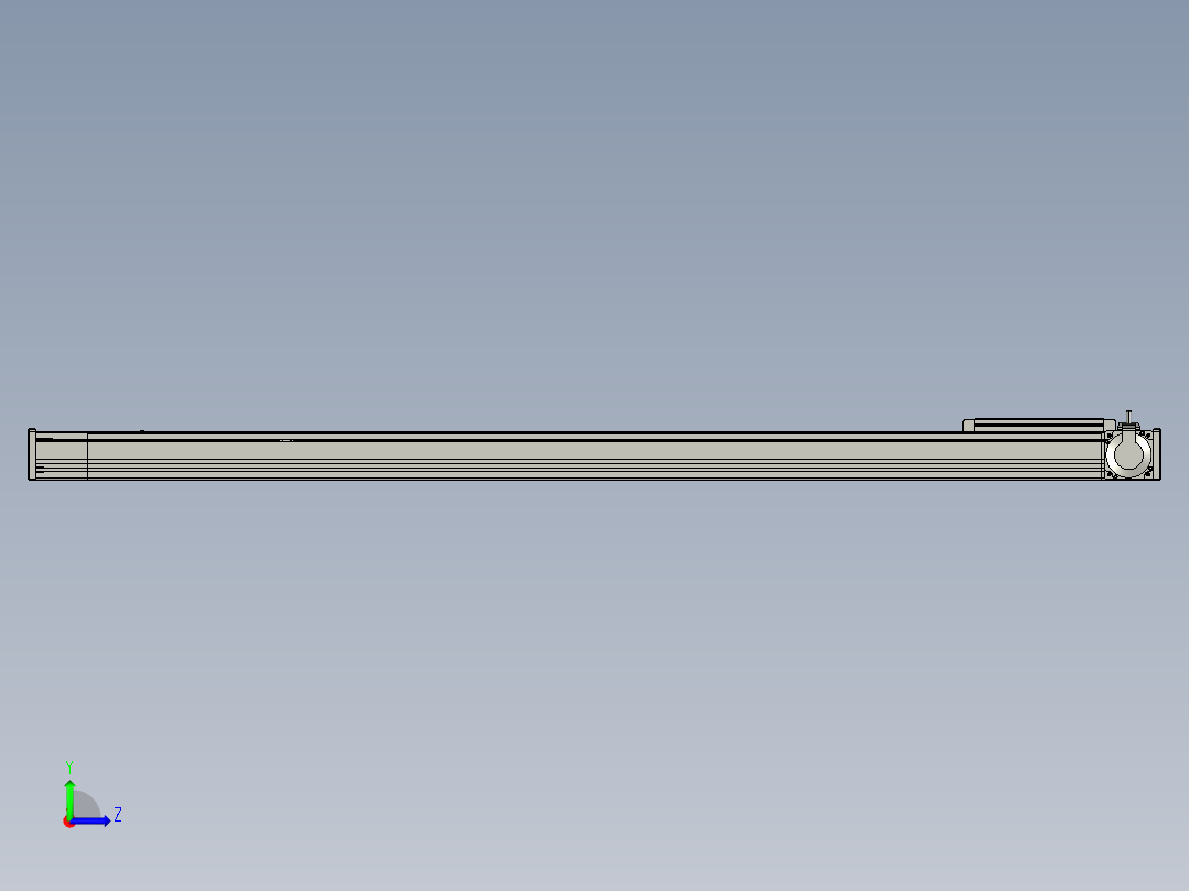 欧规系列-LB8-L150-S1450-BR-ZP75-C3左视图