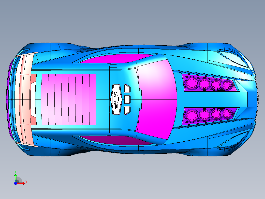 赛车-7 STP前视图
