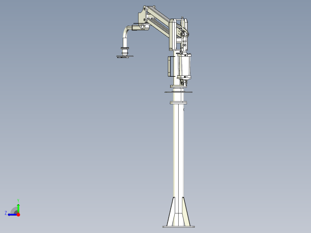 助力机械手右视图