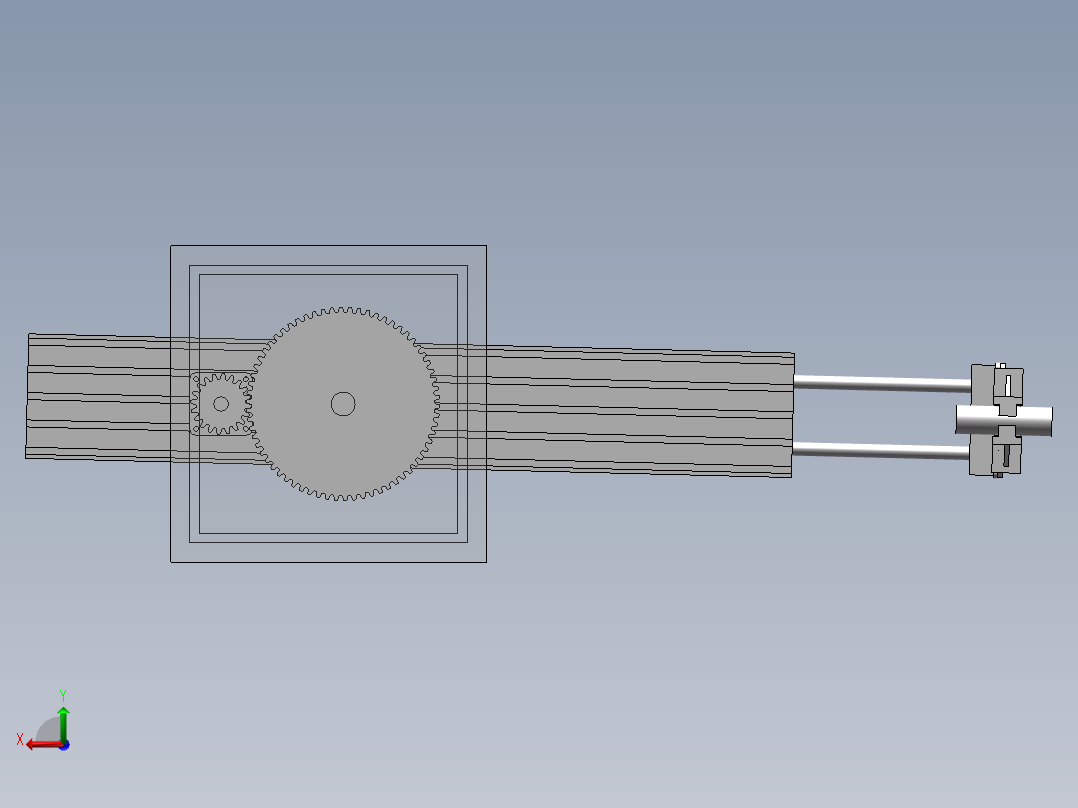 简易机械手后视图