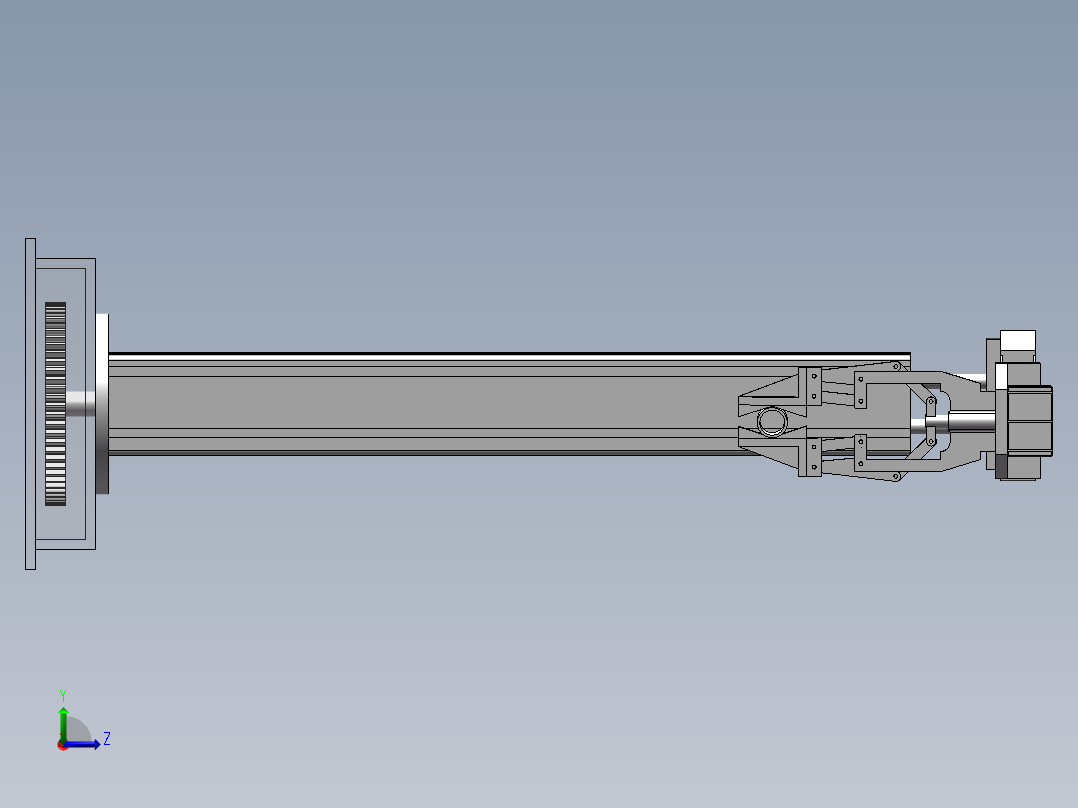 简易机械手左视图