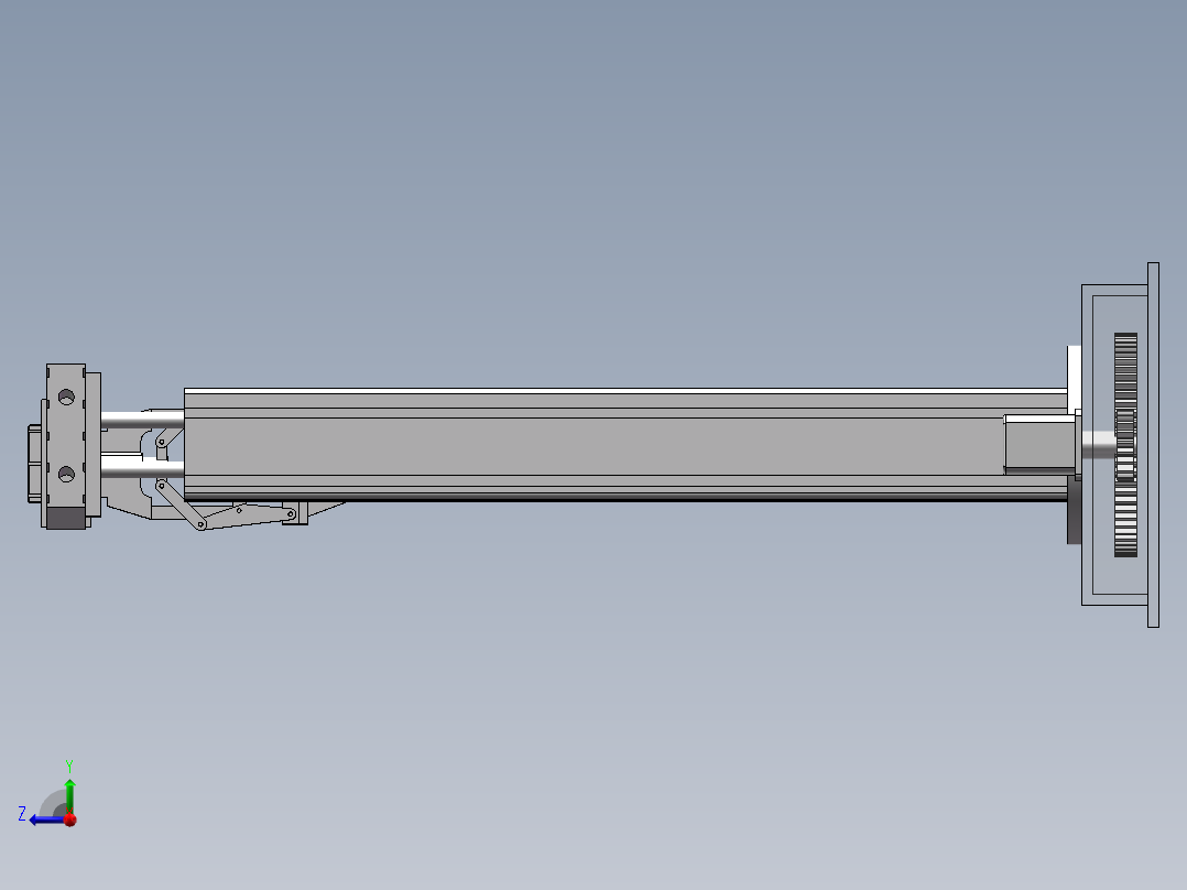 简易机械手右视图