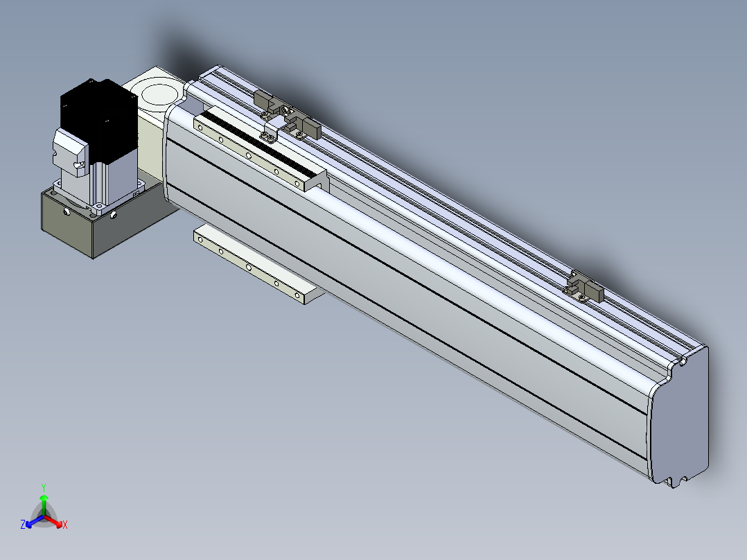同步带滑台-半封闭B13H-L45-S350-LU-P40-D3