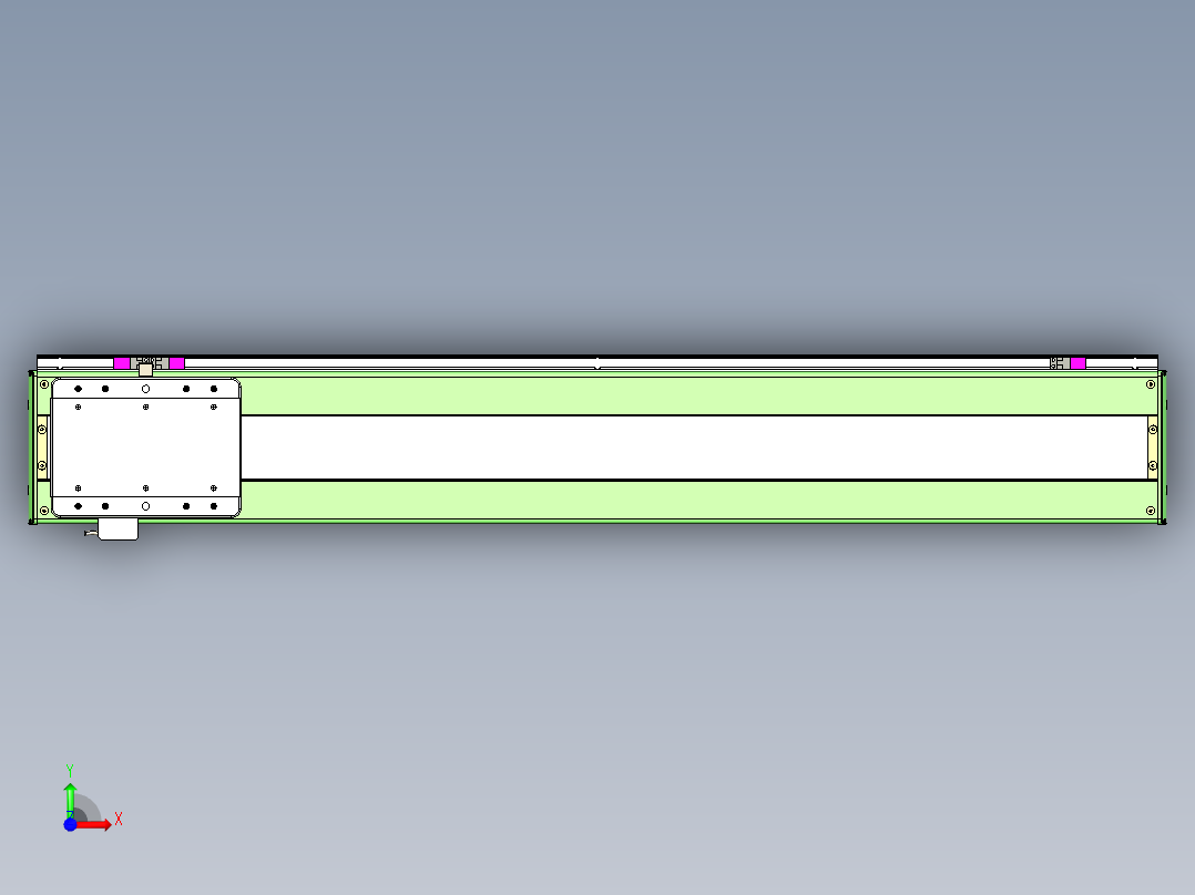 威洛博LC系列3d模型模组LC17E2Y-S1000前视图