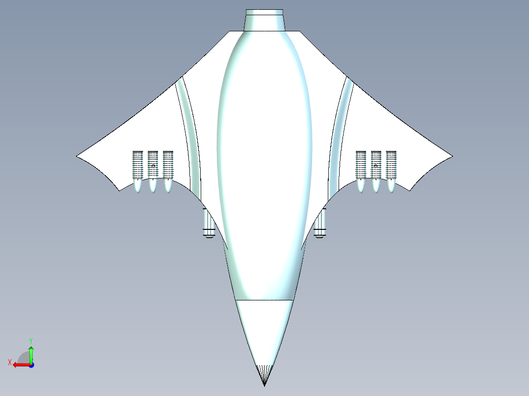 超级英雄喷气机后视图