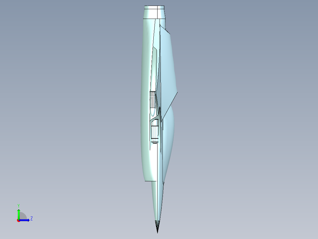 超级英雄喷气机左视图