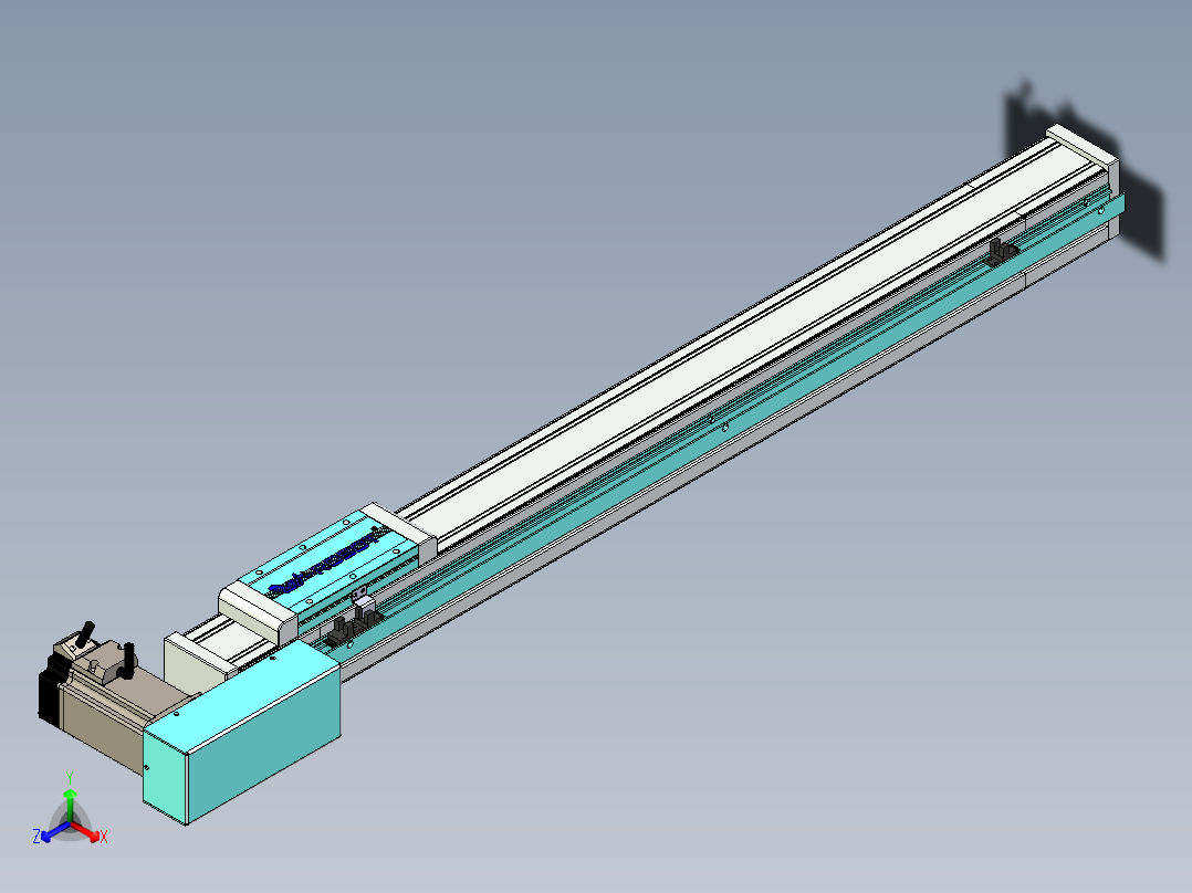 欧规系列-LB6A-L65-S650-BL-ZP40-C3正等轴测图