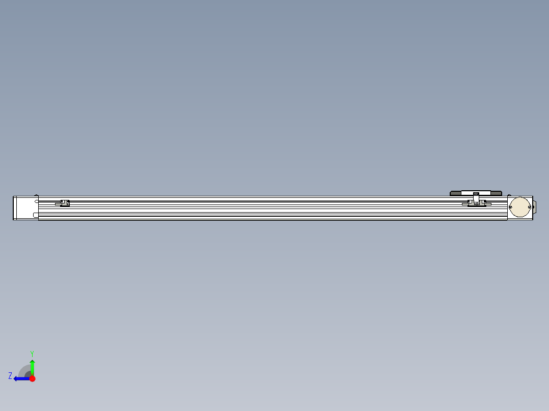 同步带滑台-欧规BC6-L120-S1100-L-P40-D3右视图