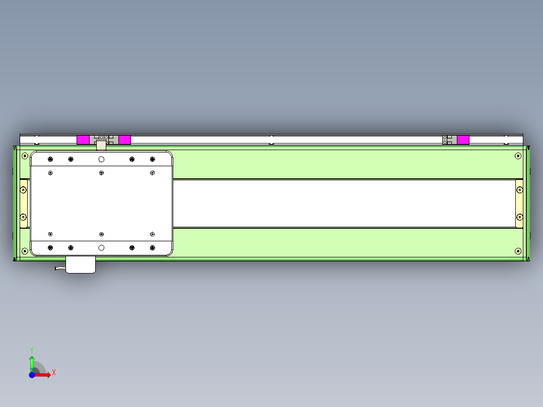 威洛博LC系列3d模型模组LC17E2Y-S500前视图