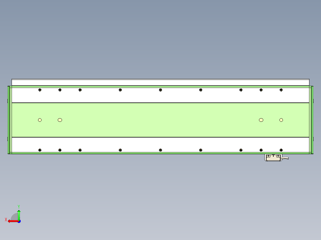 威洛博LC系列3d模型模组LC17E2Y-S500后视图