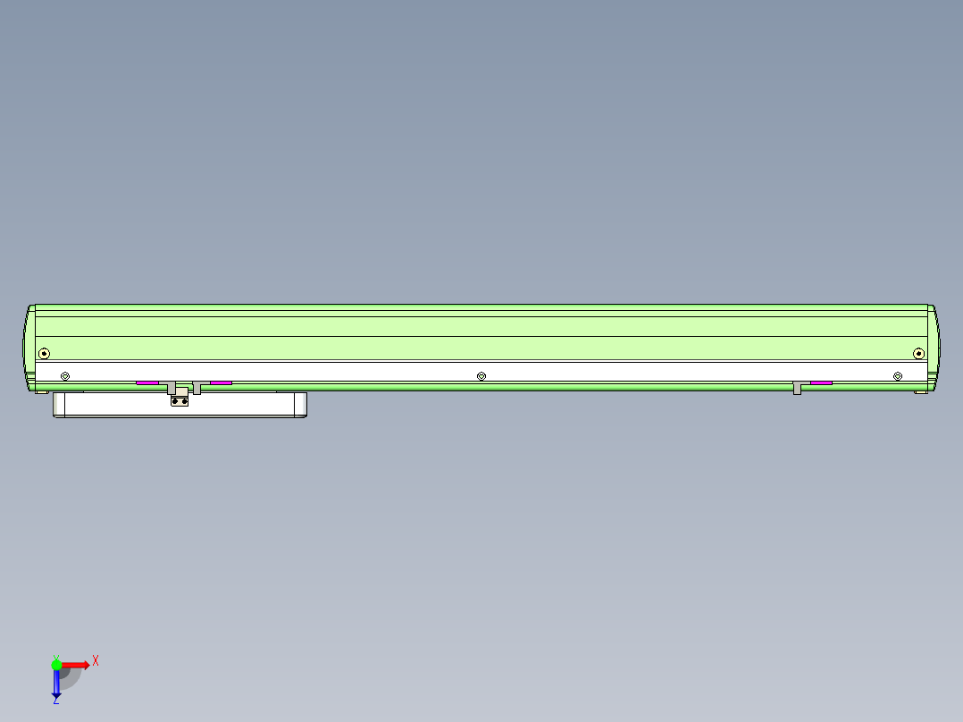 威洛博LC系列3d模型模组LC17E2Y-S500俯视图