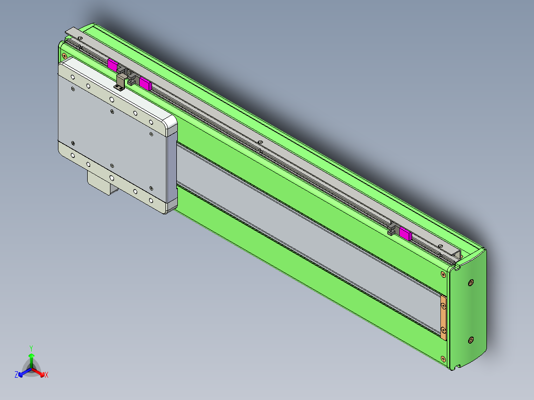 威洛博LC系列3d模型模组LC17E2Y-S500正等轴测图