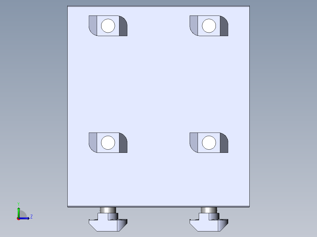 铝型材及其附件3.31.100.50.100.ST后视图