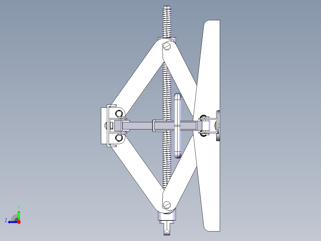 螺旋起重机构右视图