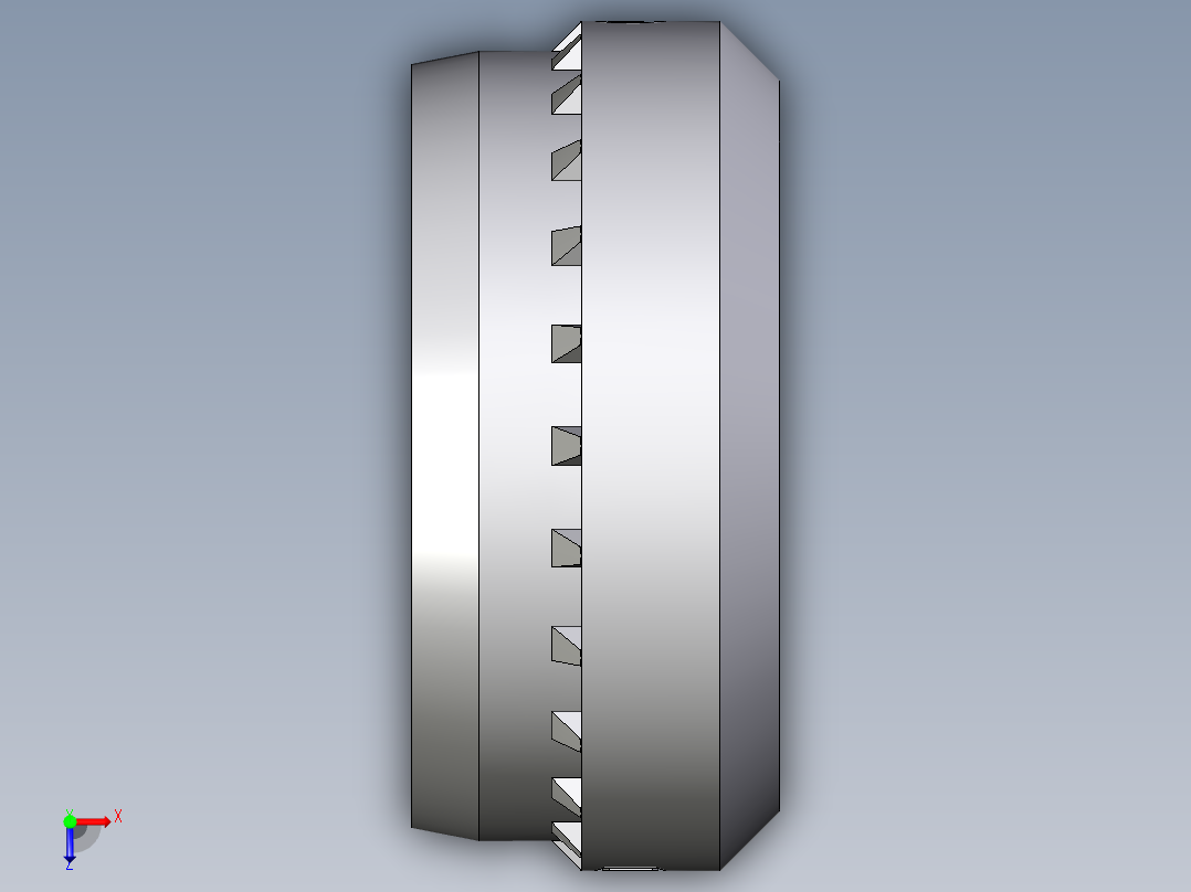 卡套式工业通用硬管接头Progressive_stop_ring_PSR25SX俯视图
