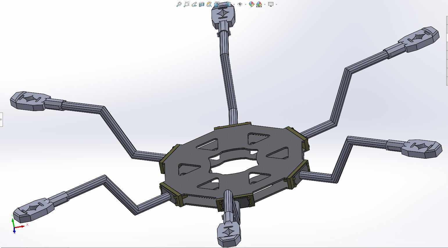 无人驾驶飞机模型三维