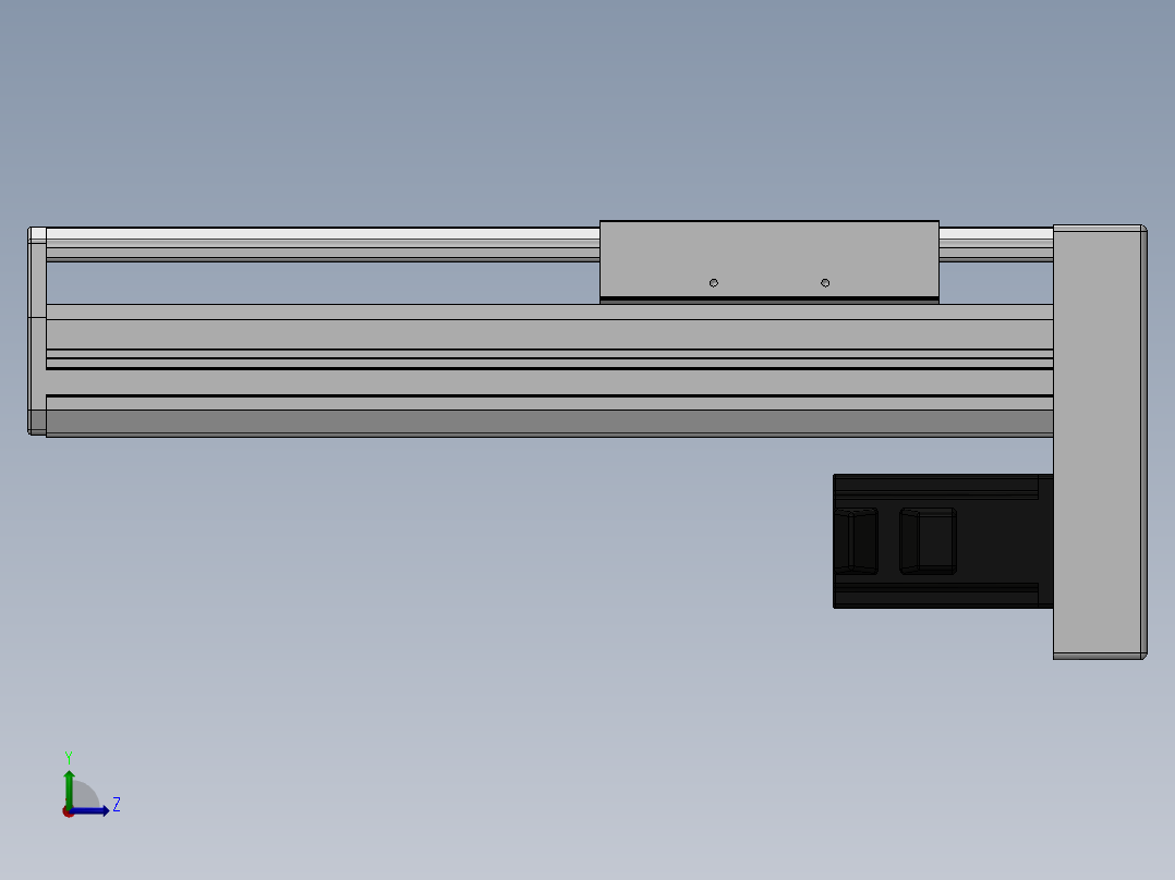 精密模组MY170-T10-200L-BM-P40B-C4-C左视图