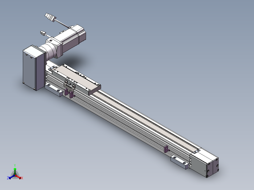 欧规同步带GTB65-RU-400W正等轴测图