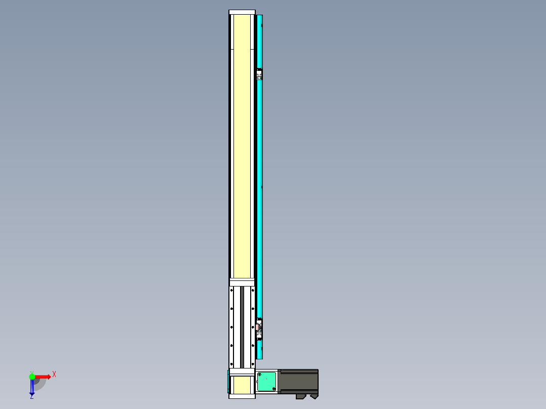 欧规系列-LB6-L130-C-S600-BL-P40-D3俯视图