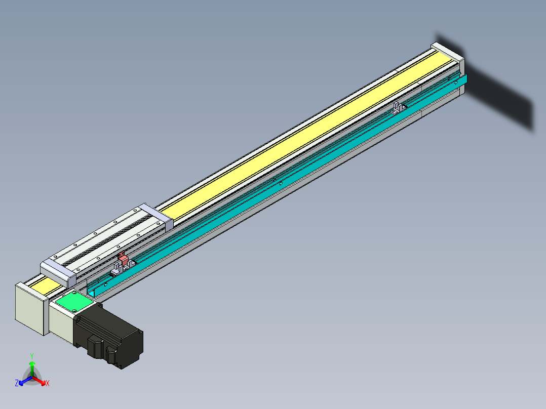 欧规系列-LB6-L130-C-S600-BL-P40-D3正等轴测图
