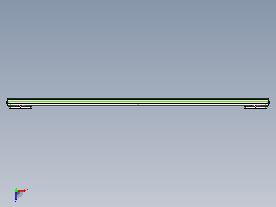 威洛博LC系列3d模型模组2LC17E2Y-S1950俯视图