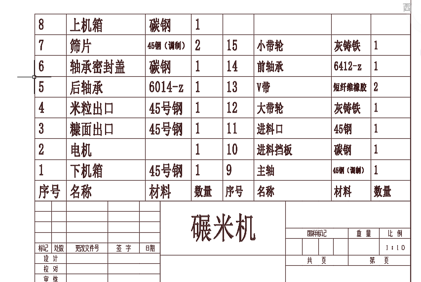碾米机三维模型UG和SolidWorks