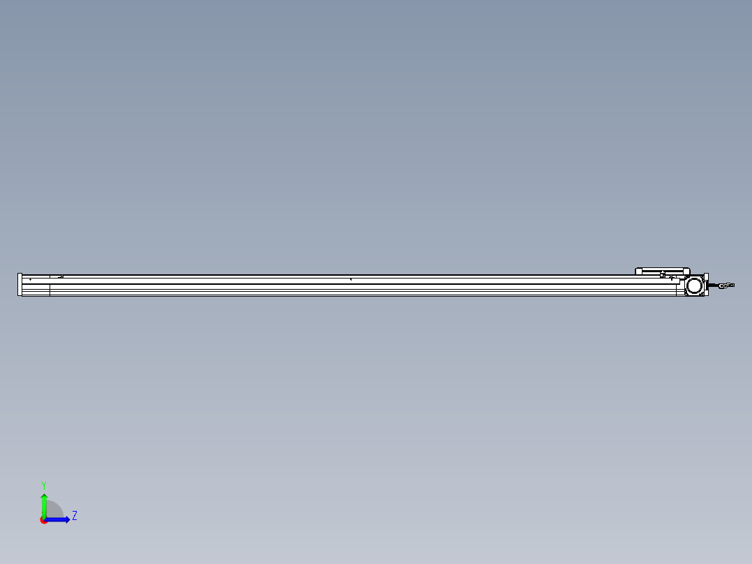威洛博LB.GB同步带传动--欧规系列LB6A-L130-S1800-BR左视图
