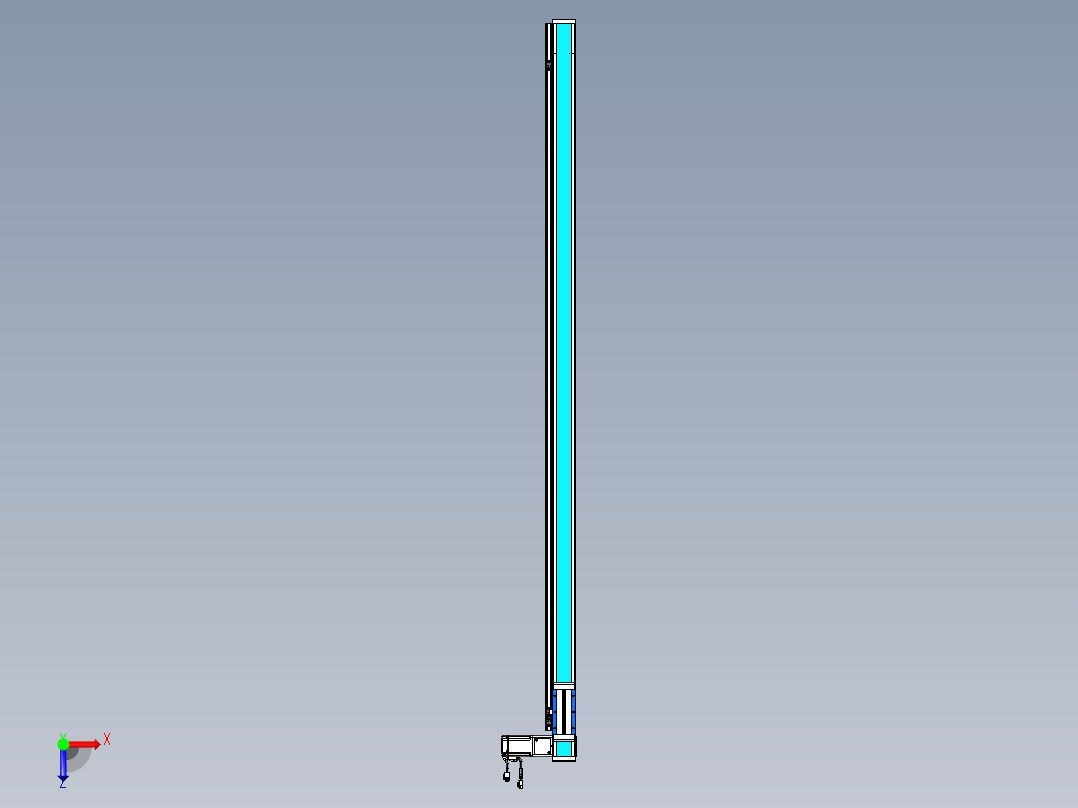 威洛博LB.GB同步带传动--欧规系列LB6A-L130-S1800-BR俯视图
