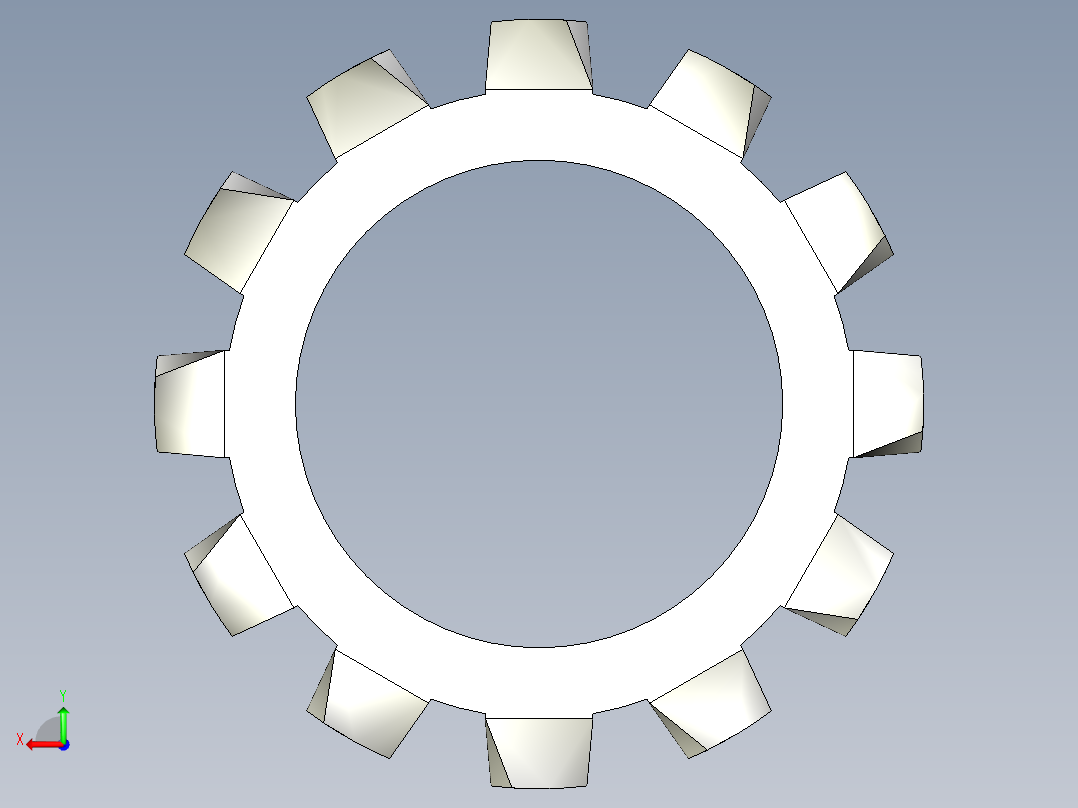 垫圈 外牙锁 公制-EXTERNAL TOOTH LOCK WASHER for M18 SCREW.x_t后视图