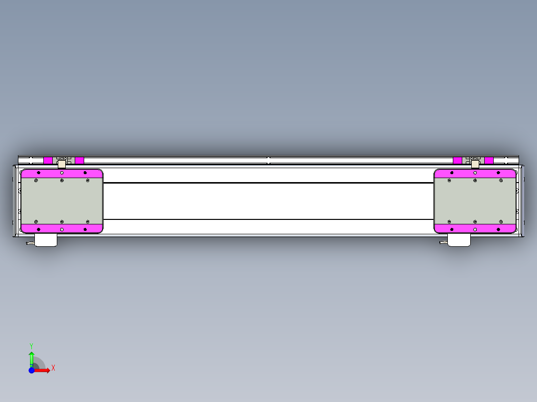 威洛博LC系列3d模型模组2LC14S1Y-S600前视图