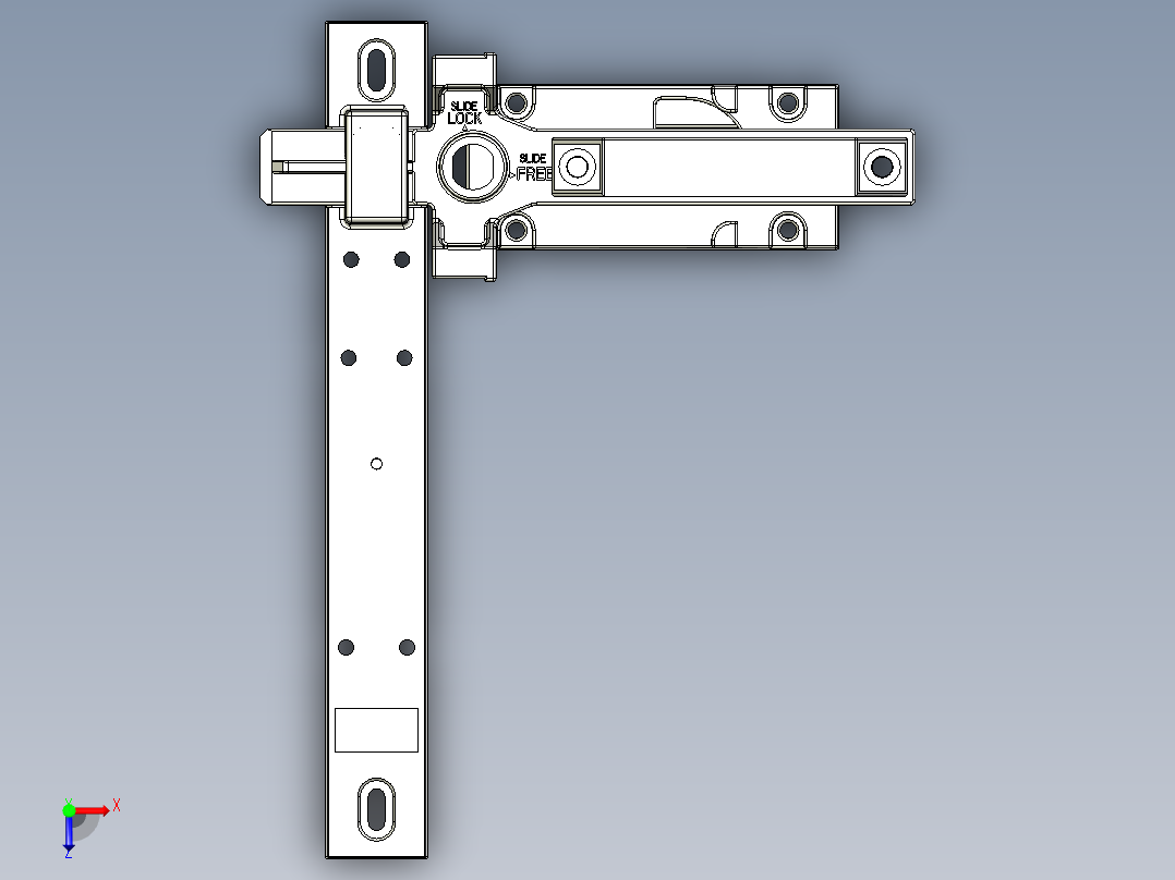 安全_区域传感器SDS-D2俯视图