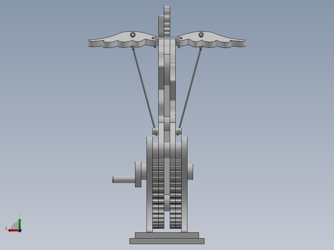 激光下料拼图丘比特SOLIDWORKS 2014-STEP _ IGES后视图