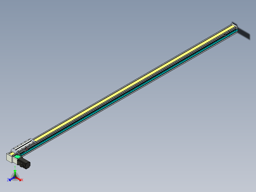 欧规系列-LB6-L130-C-S2400-BL-P40-D3正等轴测图