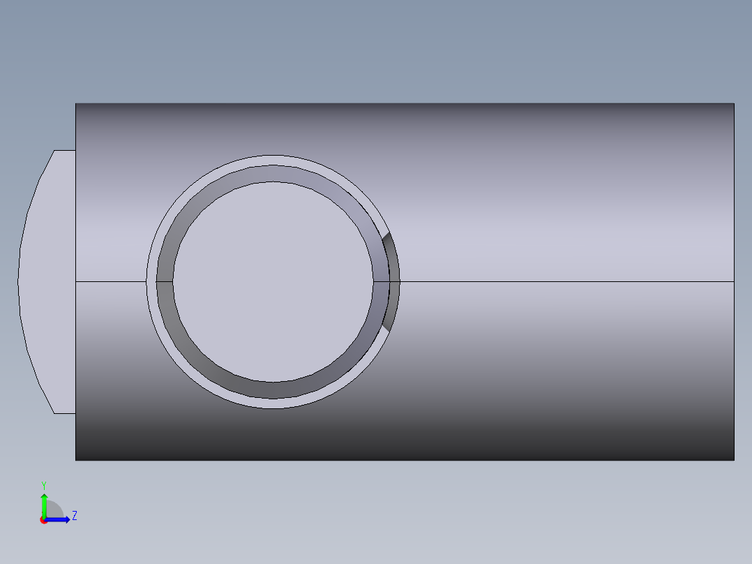 型材-BR 8-8 0_QUICK CONNECTOR KJN535459左视图