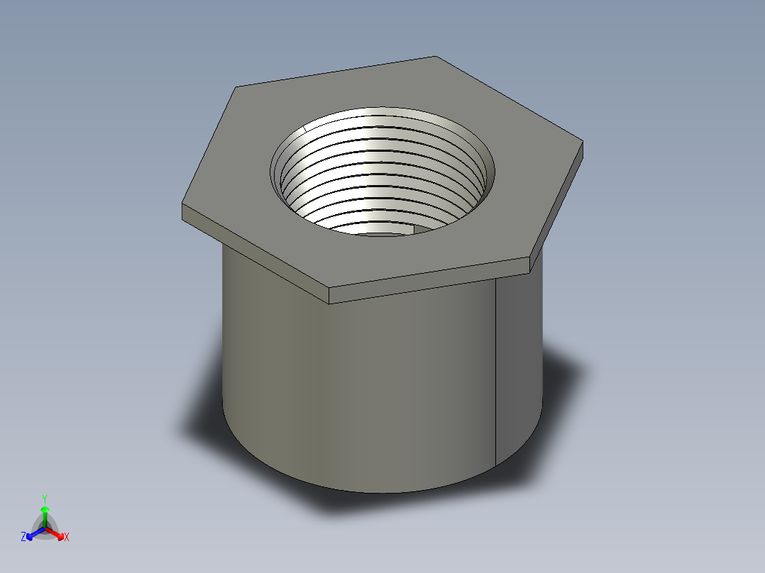 船舶管路系统SeaCor_ReducerBushing_FPTxSPIG_37J138211_1.5in x 1in