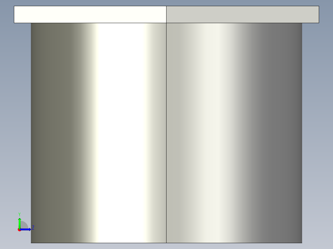 船舶管路系统SeaCor_ReducerBushing_FPTxSPIG_37J138211_1.5in x 1in左视图