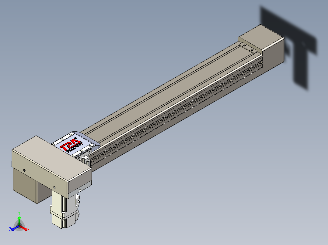 同步带全封闭直线模组TPA-HCB-65S-90-L400-MR-Y-P10-N3