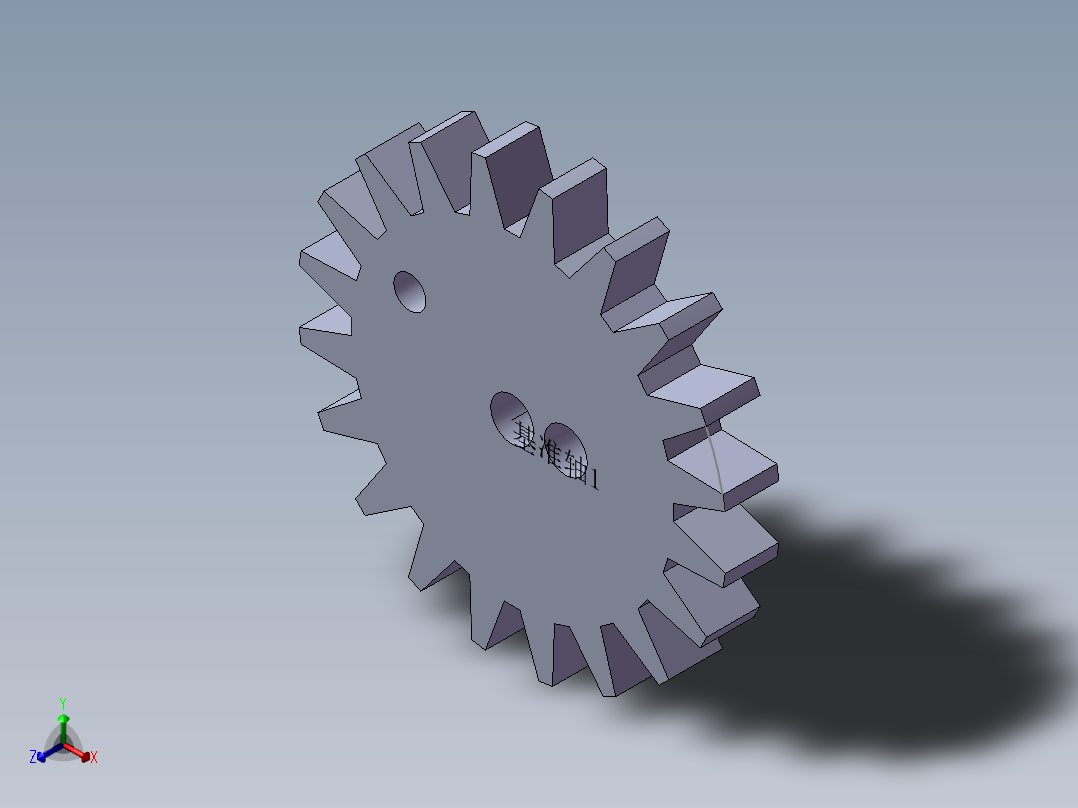 S15 齿轮正等轴测图