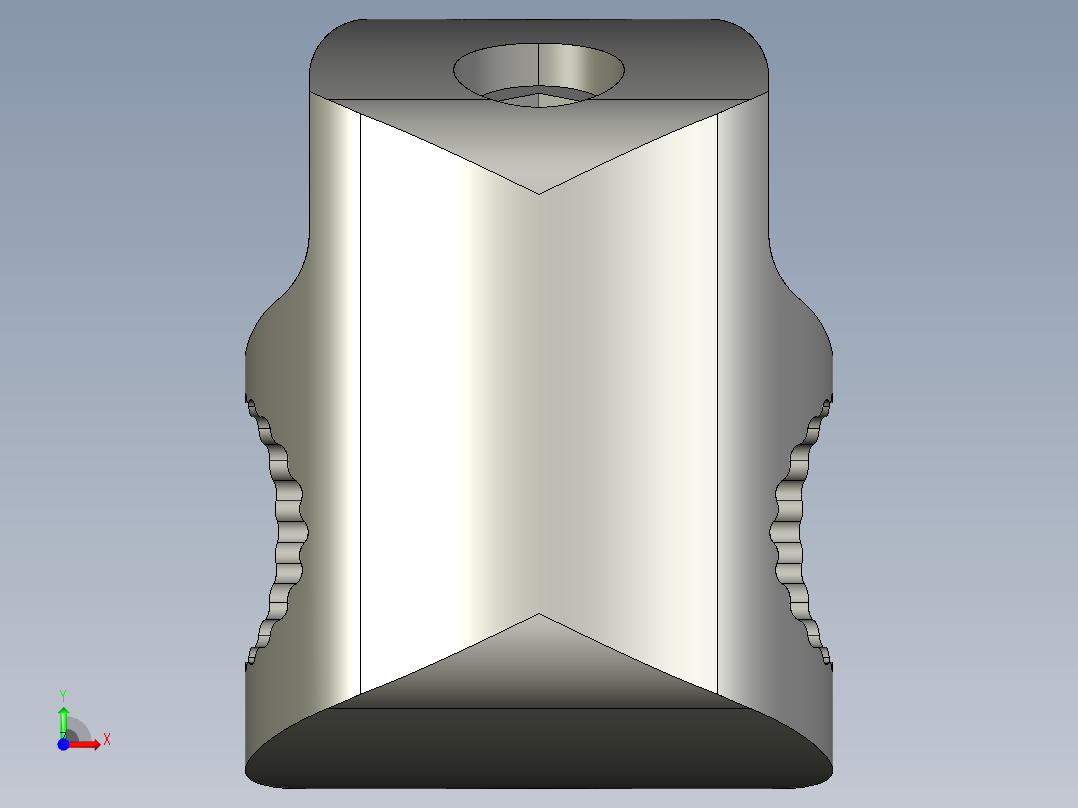 連結座MSR-3D多系列多零件图纸模型前视图