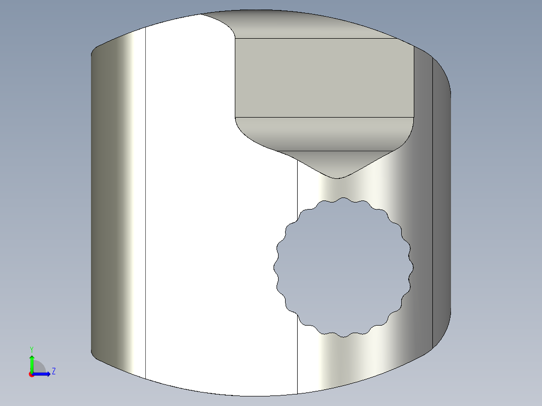 連結座MSR-3D多系列多零件图纸模型左视图