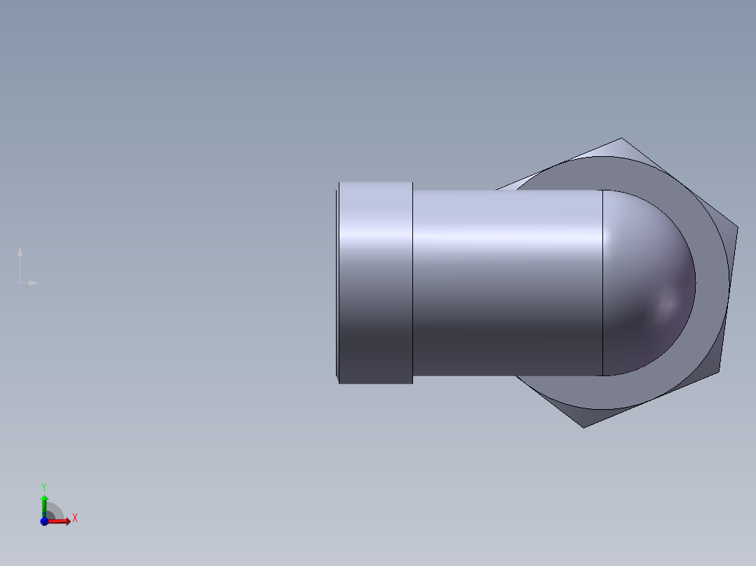 卡套式管接头新前视图