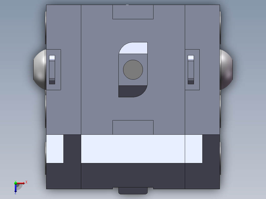 铝型材及其附件8.31.4560C俯视图