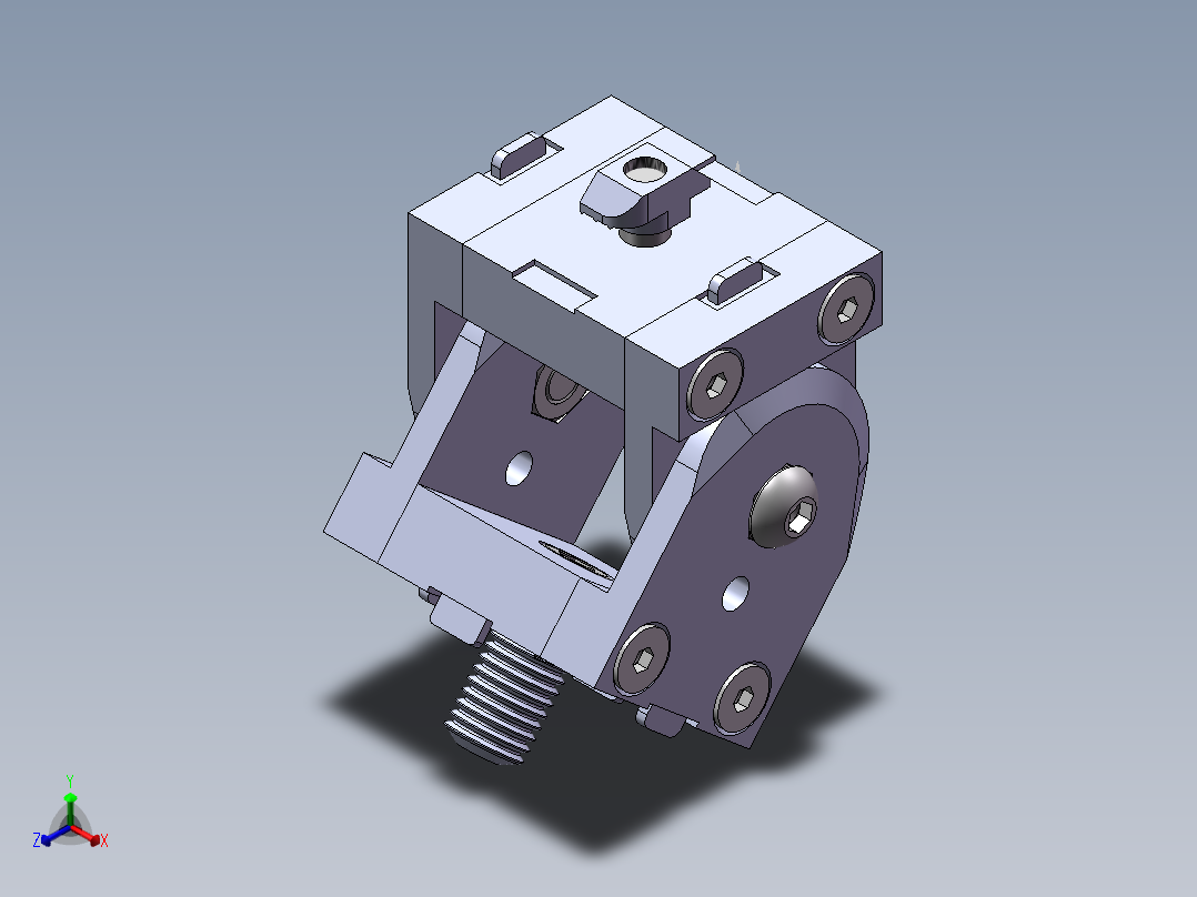 铝型材及其附件8.31.4560C正等轴测图