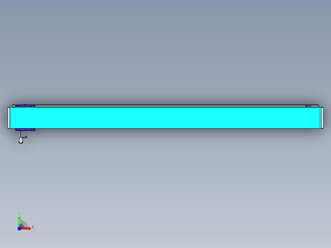 威洛博VL系列直线电机模组-VL17E2-S2250前视图