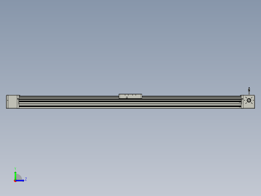 威洛博直线电机模组EB20-L224-S2000-L-ZP75-MS3-5K左视图