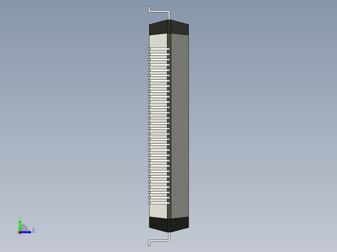 元器件3D封装QFP120_FPT_120P-M13160左视图
