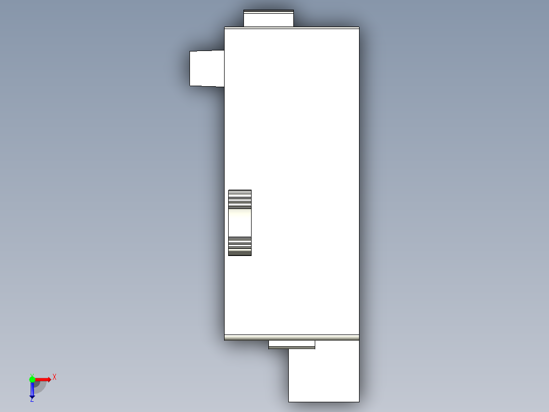 基恩士KV-AD40G_kc图纸模型俯视图