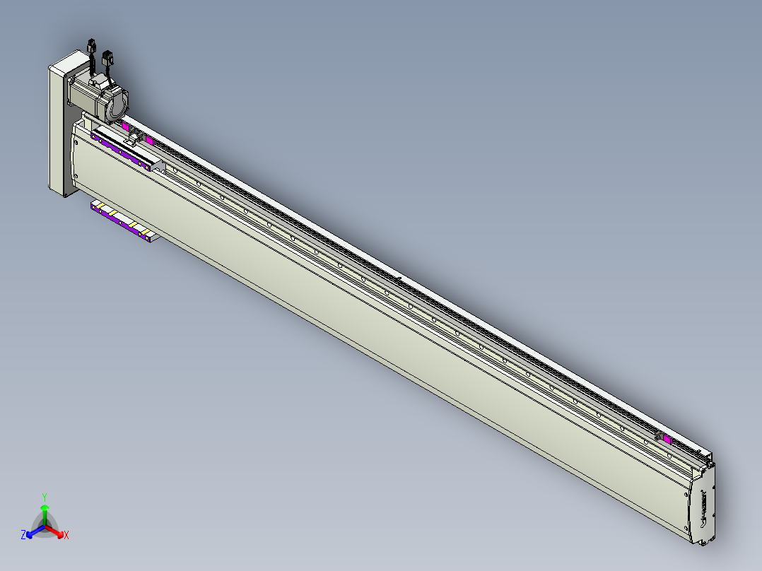 威洛博QF17-Lxx-C-S1320-BR-ZP40-C3正等轴测图