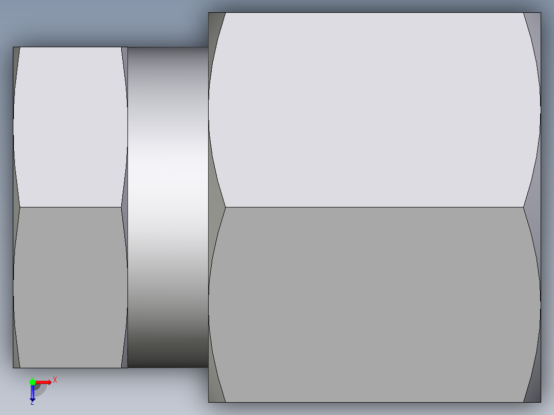 卡套式工业通用硬管接头EO_Blanking_plug_for_tube_ends_ROV08L71俯视图